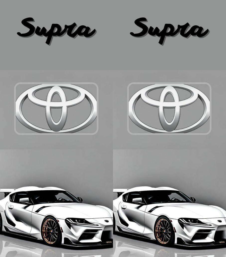 Toyota Supra MK4 3 Dual-Side Edition Lighter | Gift Craft