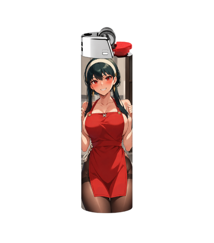 Red Apron Anim Baddie Dual-Side Edition Lighter | Gift Craft