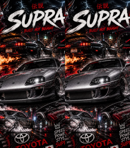 Toyota Supra MK4 5 Dual-Side Edition Lighter | Gift Craft