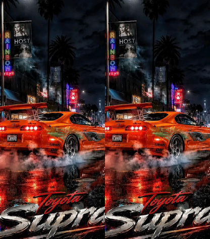 Toyota Supra MK4 6 Dual-Side Edition Lighter | Gift Craft