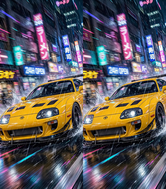 Toyota Supra MK4 7 Dual-Side Edition Lighter | Gift Craft