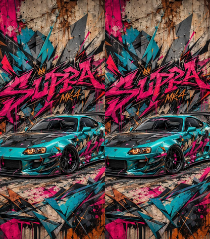 Toyota Supra MK4 14 Dual-Side Edition Lighter | Gift Craft