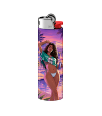 90s Miami Vice Baddie Dual-Side Edition Lighter | Gift Craft