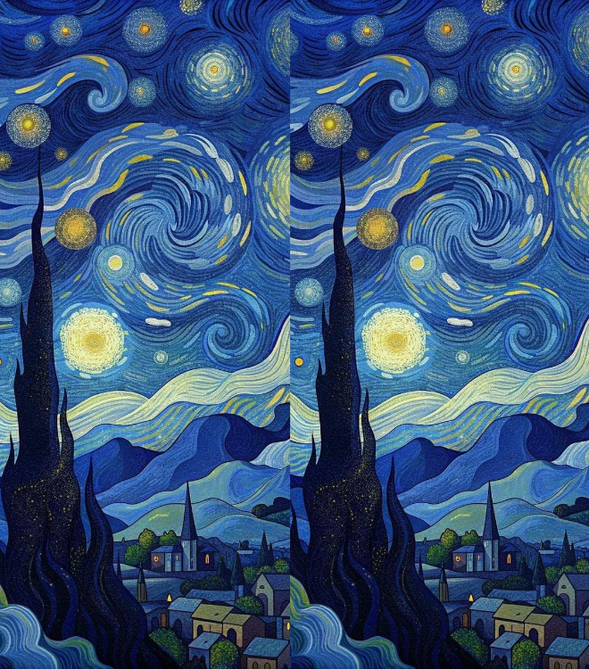 Van Gogh Lighter Pack | 4-Piece Art Set | Gift Craft BD
