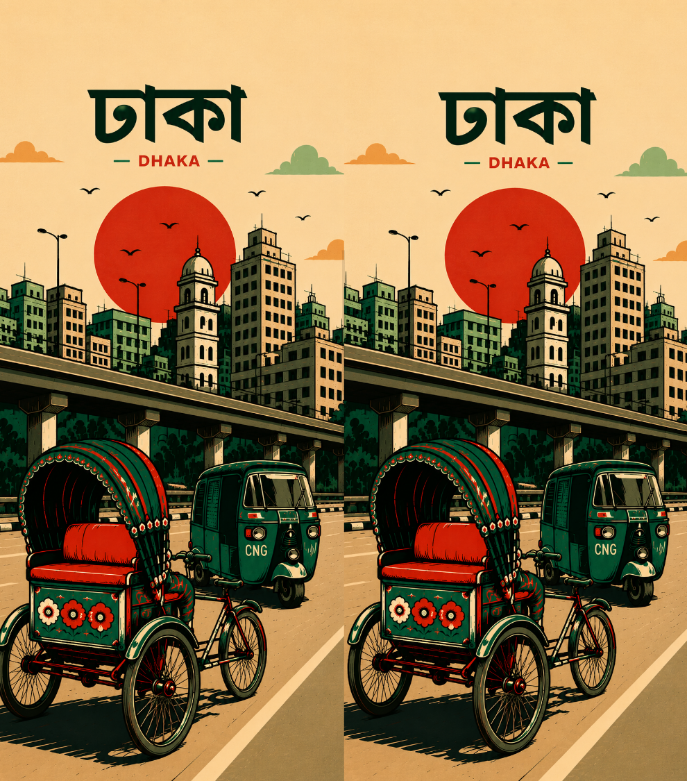 Bangladesh Heritage Lighter Pack | 4-Piece Set | Gift Craft BD