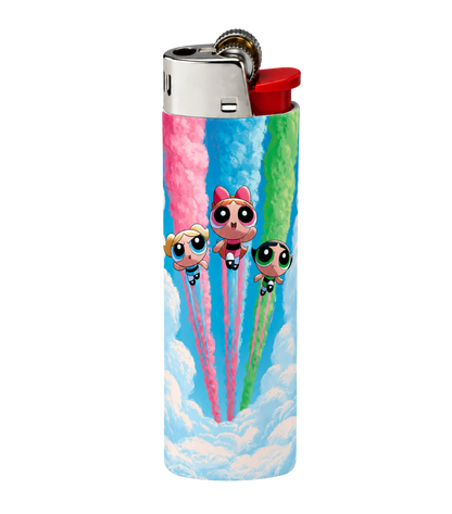 Powerpuff Girls Lighter Pack | 4-Piece Cartoon Set | Gift Craft BD