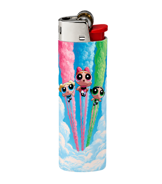 Powerpuff Girls Lighter Pack | 4-Piece Cartoon Set | Gift Craft BD