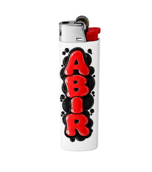 Custom Name Bubble Front Full Wrap Edition Lighter | Gift Craft
