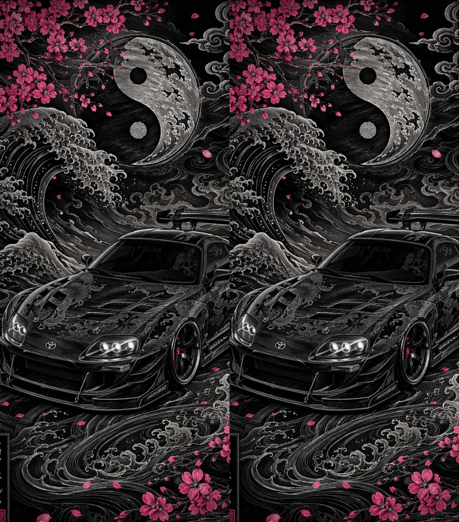Toyota Supra MK4 18 Dual-Side Edition Lighter | Gift Craft