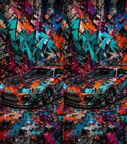 Toyota Supra MK4 19 Dual-Side Edition Lighter | Gift Craft