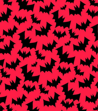 Red Bat Pattern Full Wrap Edition Lighter | Gift Craft