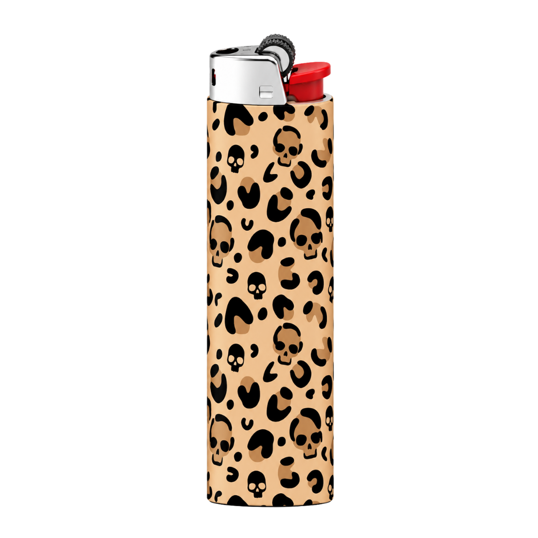 Skull Leopard Full Wrap Edition Lighter | Gift Craft