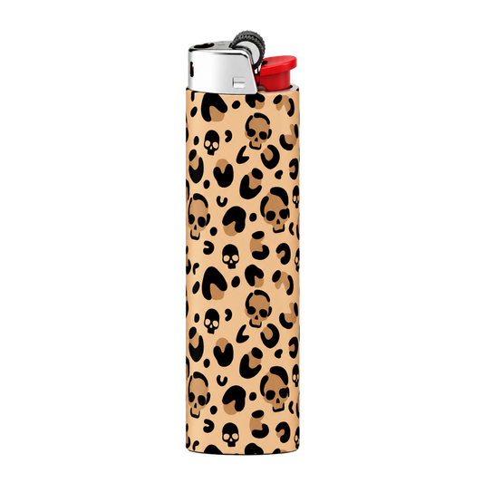 Skull Leopard Full Wrap Edition Lighter | Gift Craft