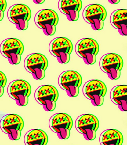 Neon Tongue Emoji Full Wrap Edition Lighter | Gift Craft