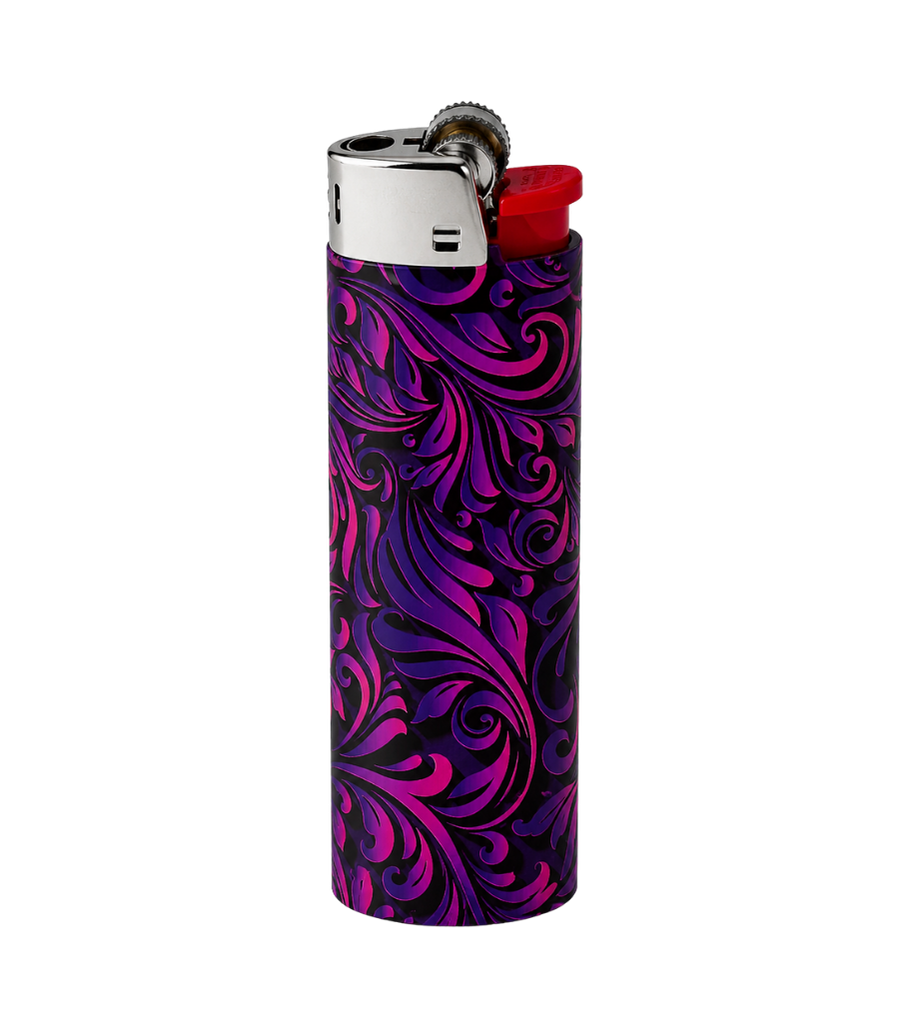 Purple Paisley Full Wrap Edition Lighter | Gift Craft