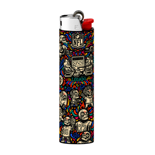 Skull Doodle Full Wrap Edition Lighter | Gift Craft