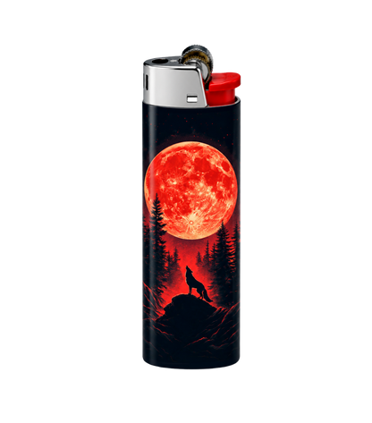 Blood Moon Wolf 🌕🐺 🐺 | Lighter | Gift Craft