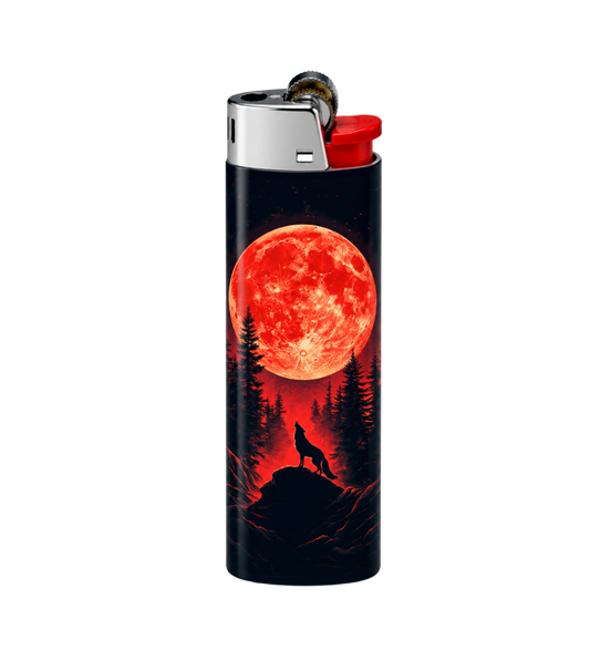 Blood Moon Wolf 🌕🐺 🐺 | Lighter | Gift Craft