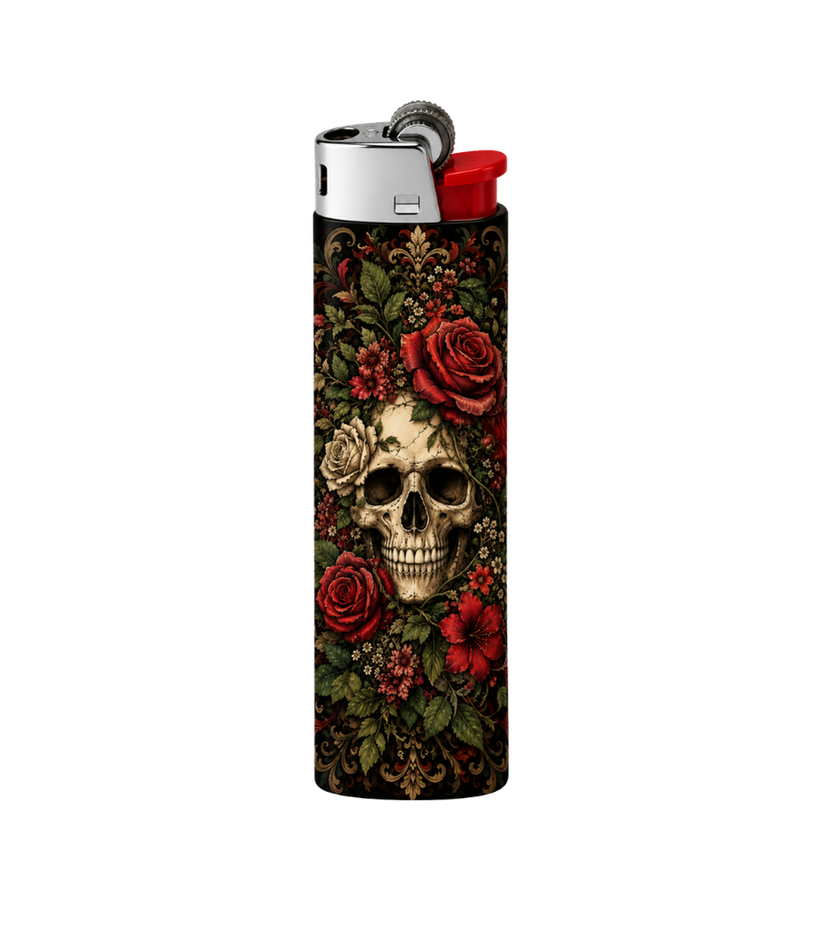 Mexican Skull Lighter Pack | 4-Piece Skull Set | Gift Craft BD