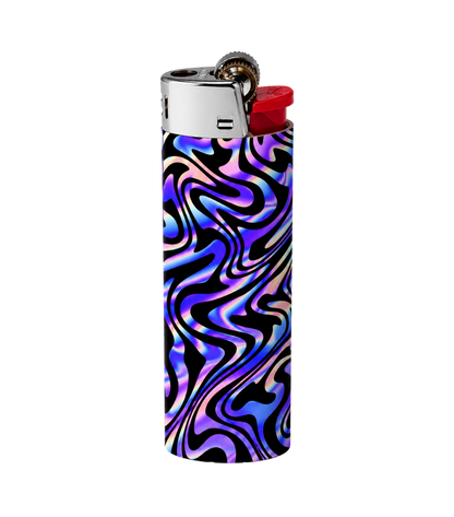Holographic Swirl Full Wrap Edition Lighter | Gift Craft