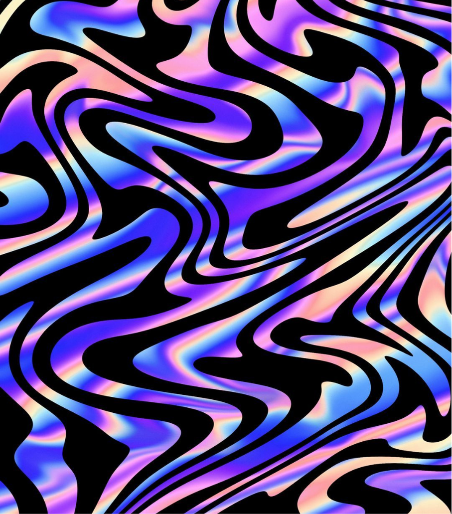 Holographic Swirl Full Wrap Edition Lighter | Gift Craft