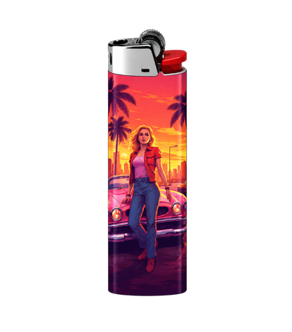 Vice City Sunset Drive | Lighter | Gift Craft