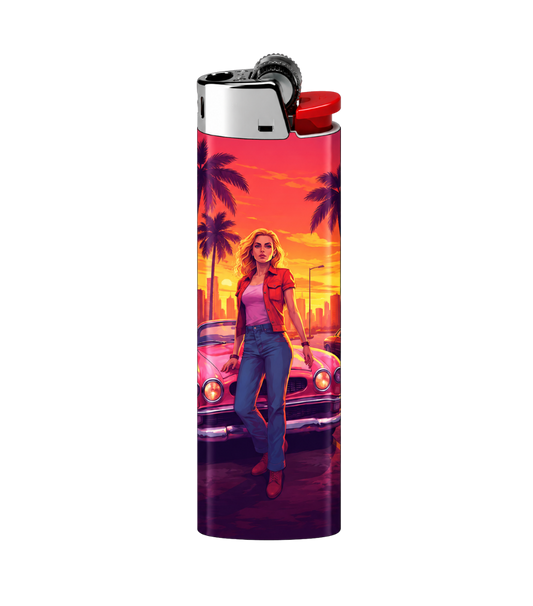 Vice City Sunset Drive | Lighter | Gift Craft