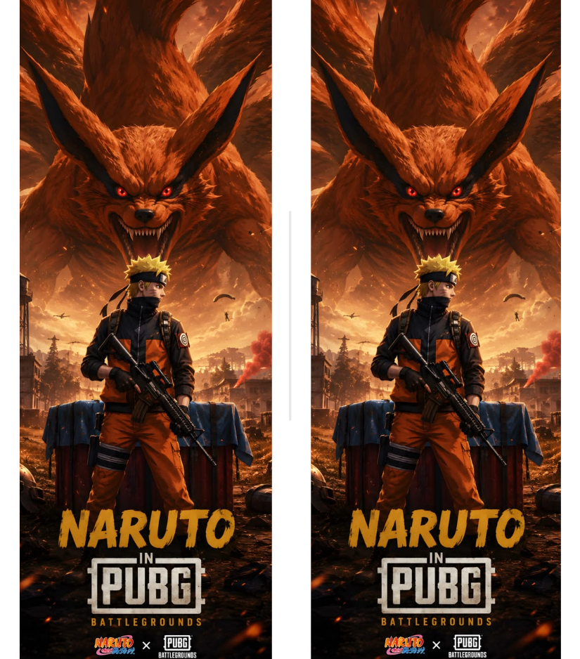 Naruto Uzumaki + Kurama Dual-Side Edition Lighter | Gift Craft