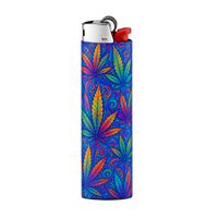 Retro Cannabis Leaf Full Wrap Edition Lighter | Gift Craft