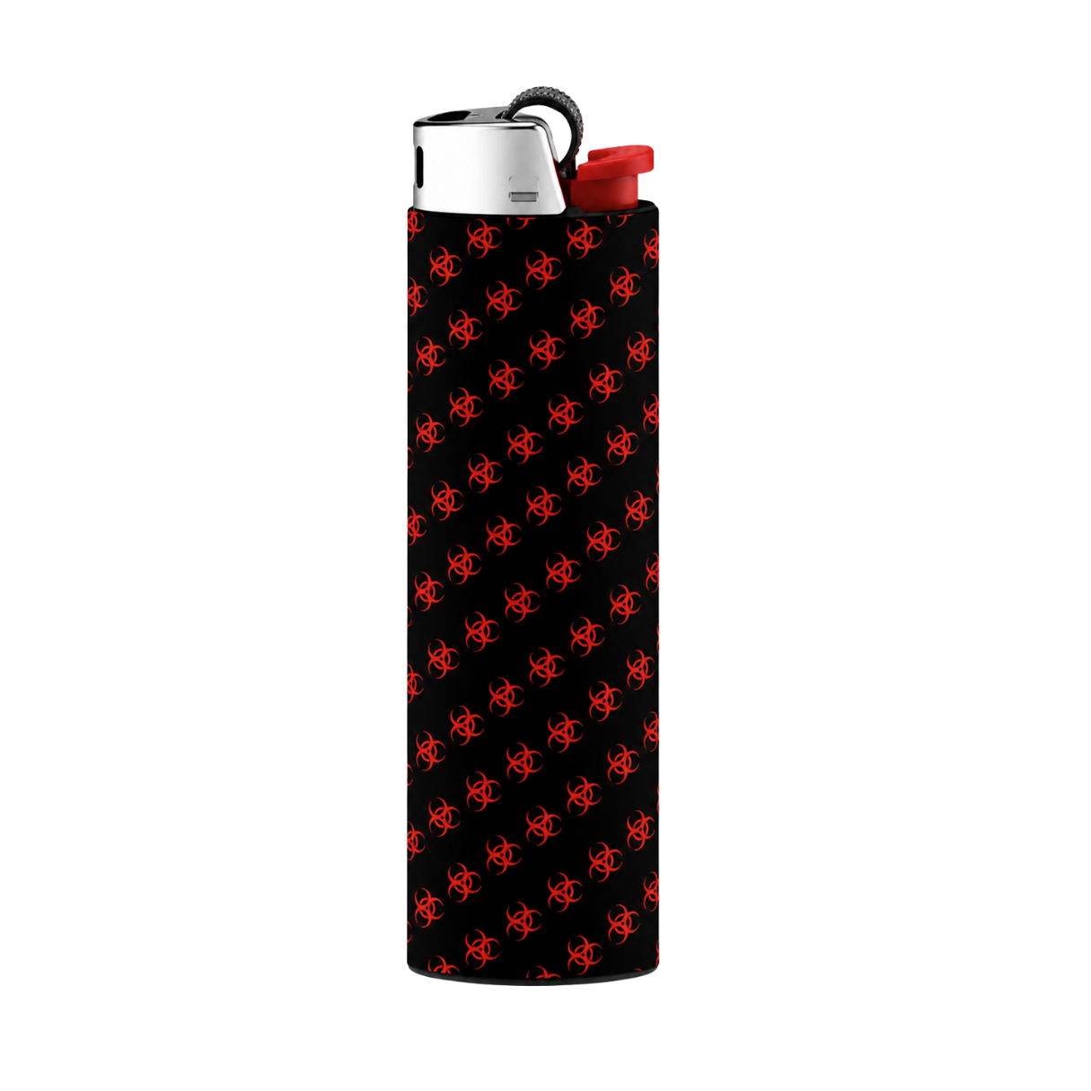 Red Biohazard Pattern Full Wrap Edition Lighter | Gift Craft