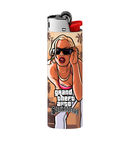 Grand Theft Auto (GTA) Lighter Pack | 4-Piece Art Set | Gift Craft BD