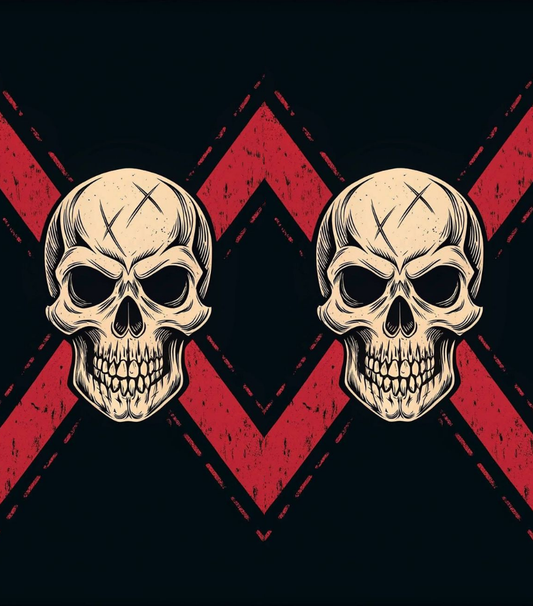 Red Death Skull | Lighter | Gift Craft