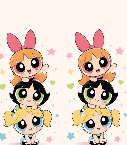Powerpuff Girls Lighter Pack | 4-Piece Cartoon Set | Gift Craft BD