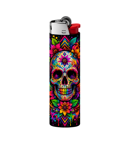 Mexican Skull Lighter Pack | 4-Piece Skull Set | Gift Craft BD