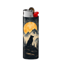 Moonlit Wolf 🌕🐺 | Lighter | Gift Craft
