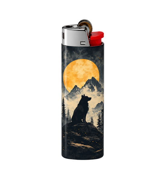 Moonlit Wolf 🌕🐺 | Lighter | Gift Craft