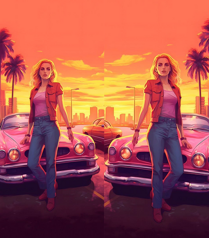 Vice City Sunset Drive | Lighter | Gift Craft