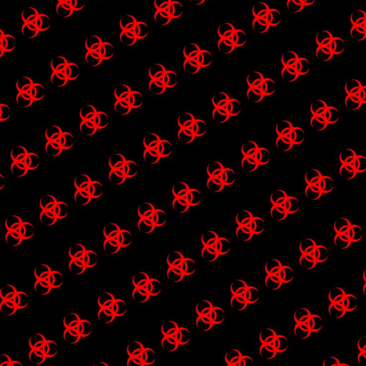 Red Biohazard Pattern Full Wrap Edition Lighter | Gift Craft