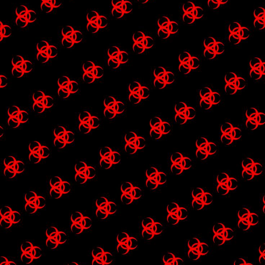 Red Biohazard Pattern Full Wrap Edition Lighter | Gift Craft