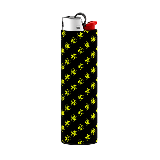 Black Biohazard Pattern Full Wrap Edition Lighter | Gift Craft