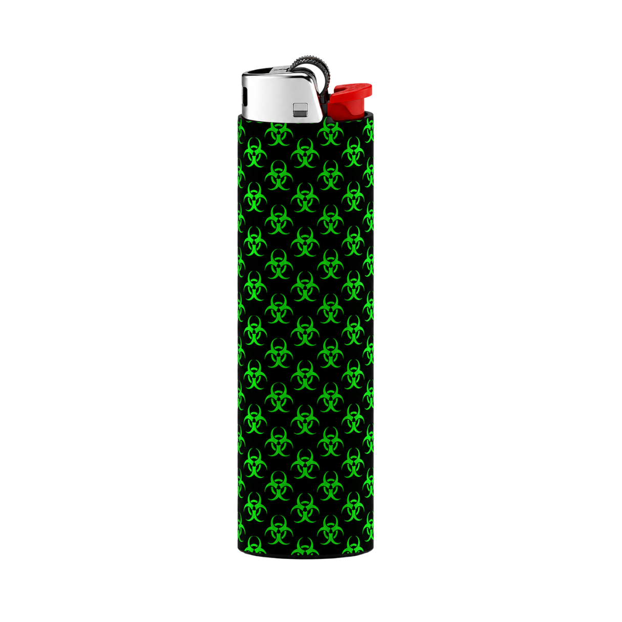 Green Biohazard Pattern Full Wrap Edition Lighter | Gift Craft