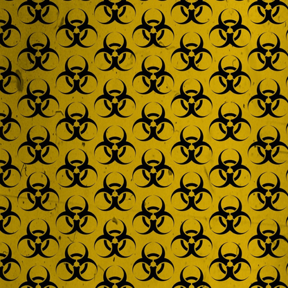 Yellow Biohazard Pattern Full Wrap Edition Lighter | Gift Craft