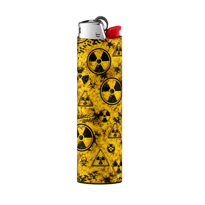 Nuclear Hazard Grunge Full Wrap Edition Lighter | Gift Craft