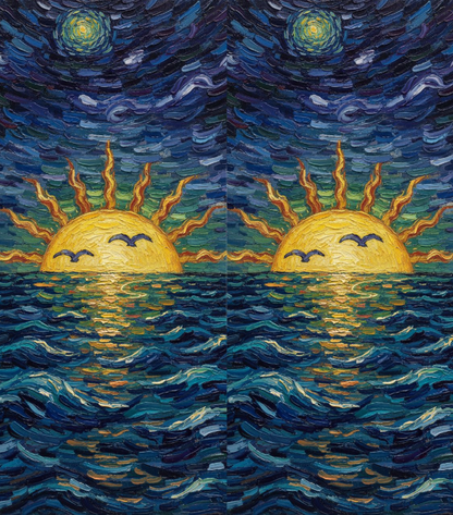 Van Gogh Lighter Pack | 4-Piece Art Set | Gift Craft BD