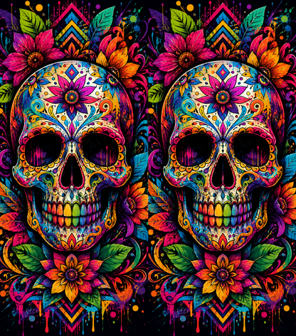 Mexican Skull Lighter Pack | 4-Piece Skull Set | Gift Craft BD