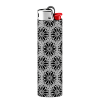 Monochrome Bloom 🌸 Full Wrap Edition Lighter | Gift Craft