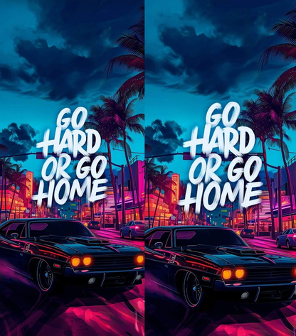 Vice City Go Hard | Lighter | Gift Craft