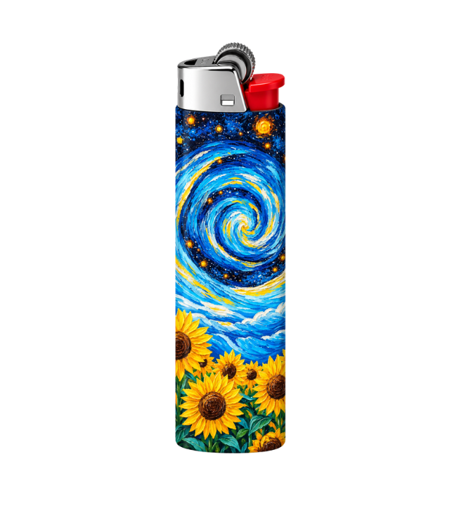 Van Gogh Lighter Pack | 4-Piece Art Set | Gift Craft BD
