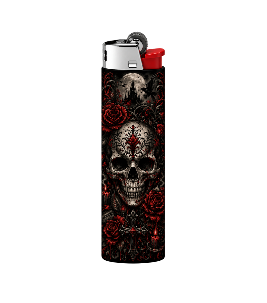 Mexican Skull Lighter Pack | 4-Piece Skull Set | Gift Craft BD