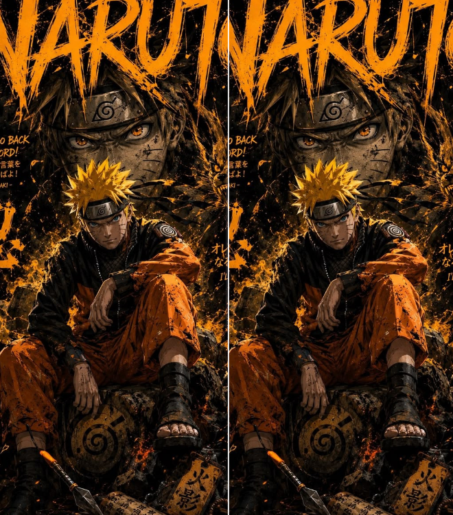 Naruto Dual-Side Edition Lighter | Gift Craft